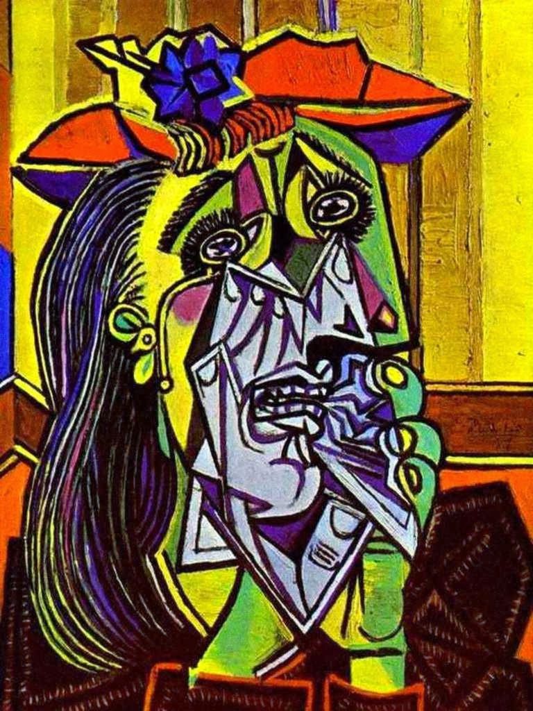 MUJER QUE LLORA PICASSO