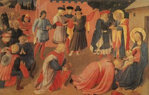 cuadro de navidad de Fangelico