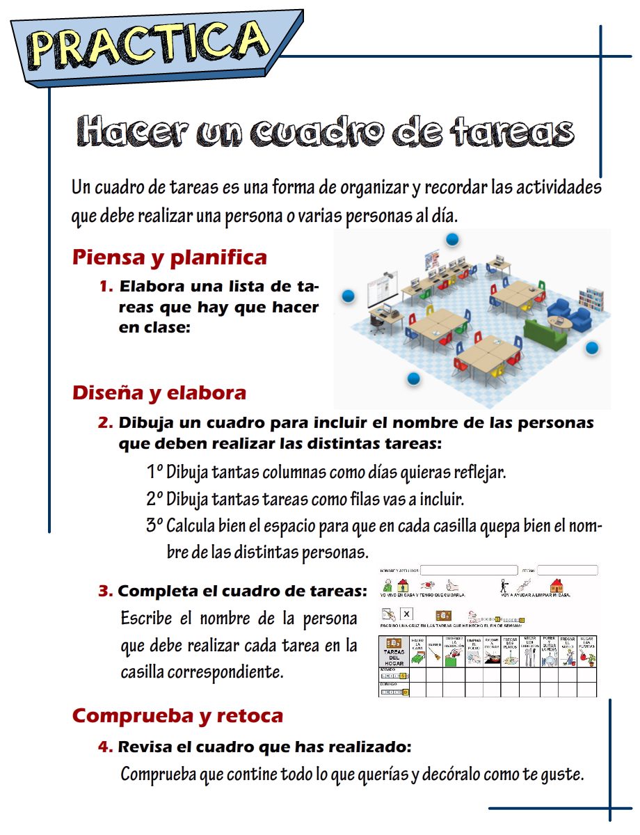 EE_hacer un cuadro de tareas