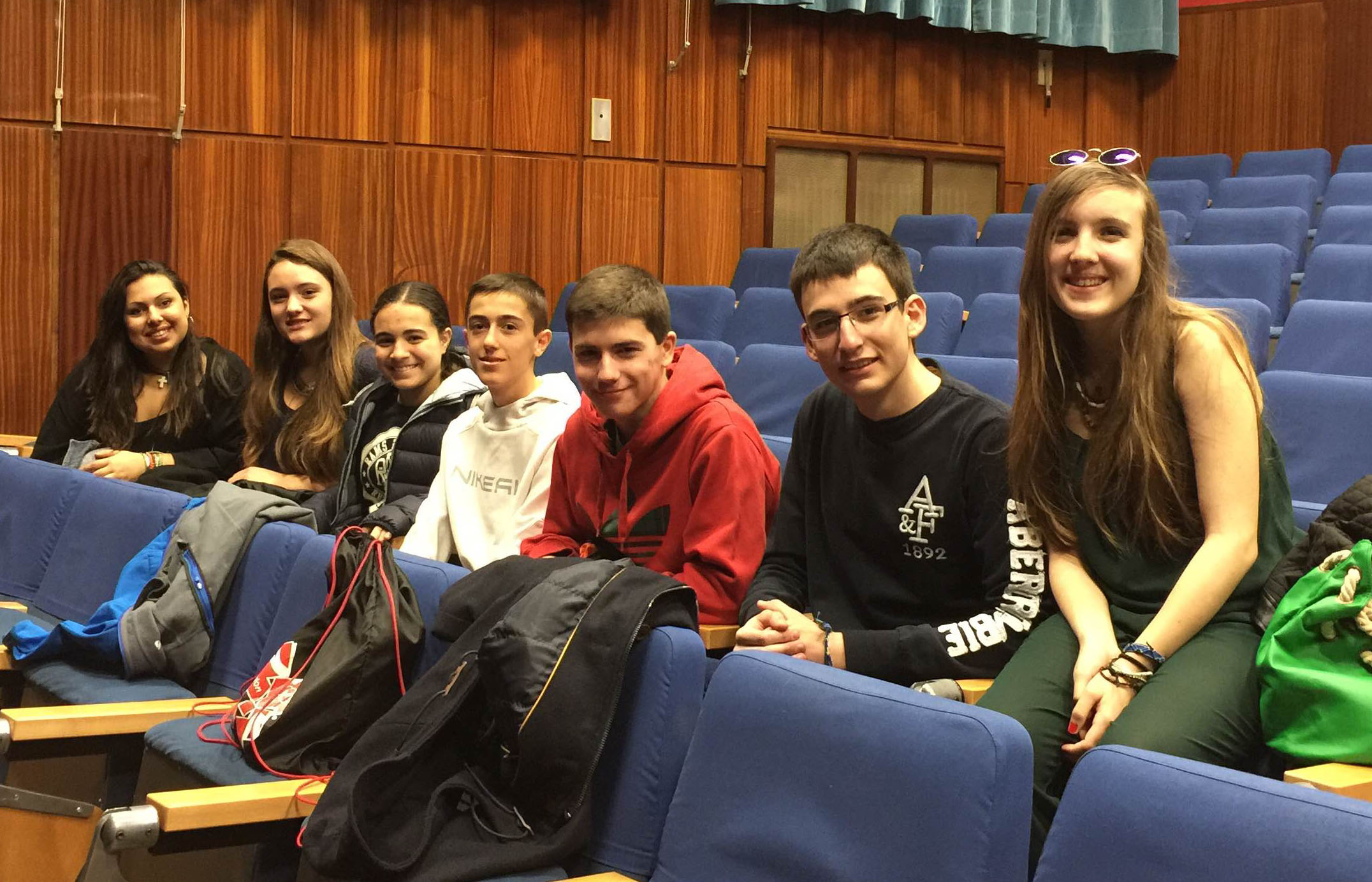Blanca, Úrsula, Cayetana, Juan, Félix, Carlos y Sofía